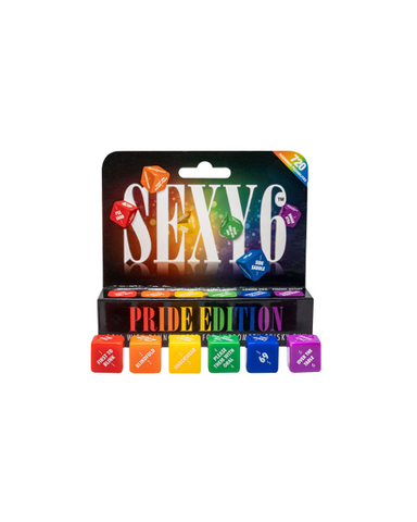 Sexy 6 Pride Edition Dice Set for Intimate Fun Default Title Games