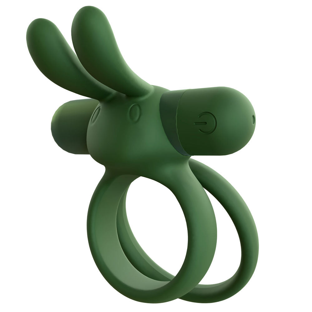 Ohare XL (Black | Blue | Green) – Rechargeable Large Rabbit Vibrator > Cock Ring > Vibrating