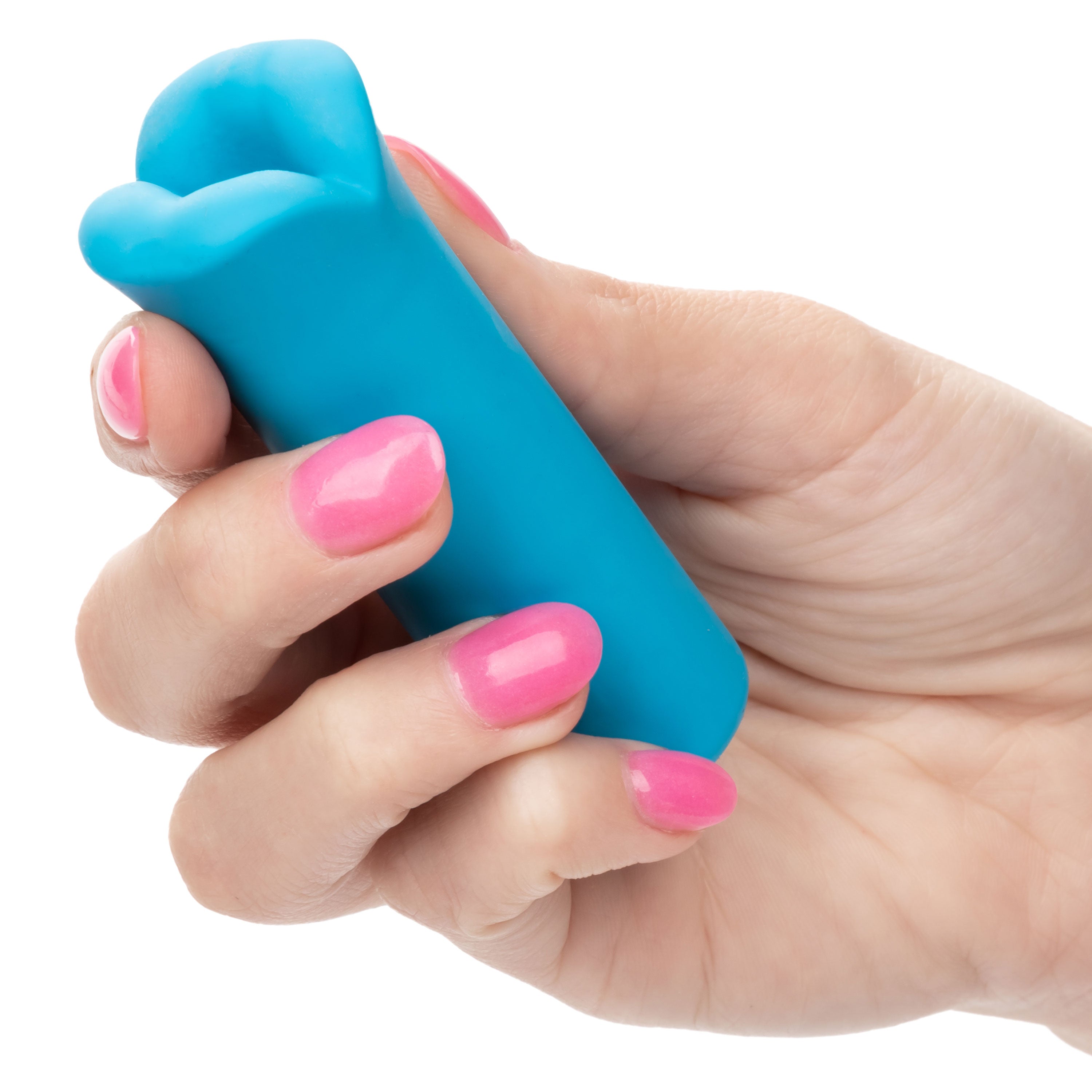 Kyst Lips Mini Massager Blue Silicone Bullet with 10 Vibration Functions and Rechargeable > Vibrators > Mini Vibrators