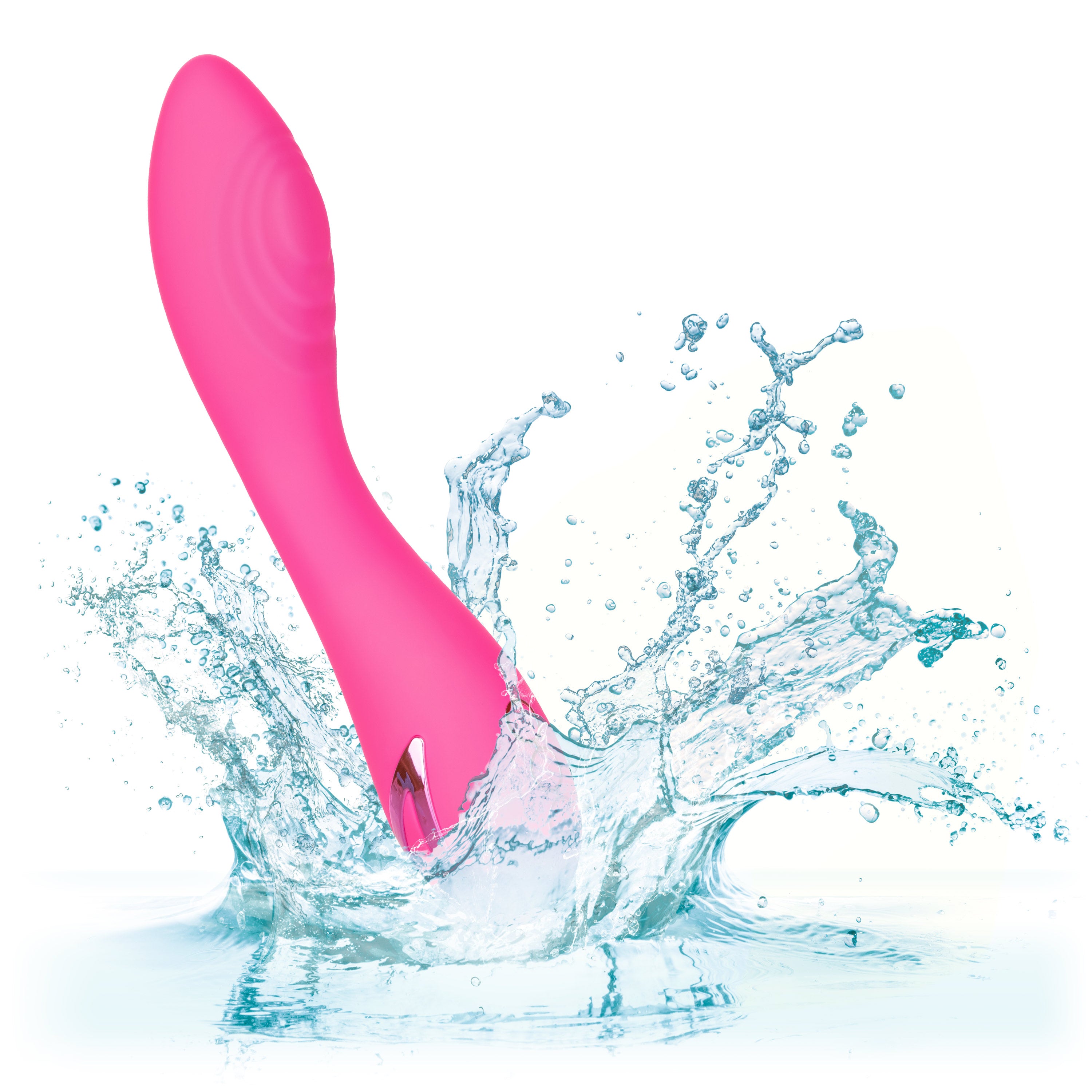 California Dreaming Surf City Centerfold Pink Silicone Vibrator with 3 Speeds and 10 Vibration Functions Vibrators