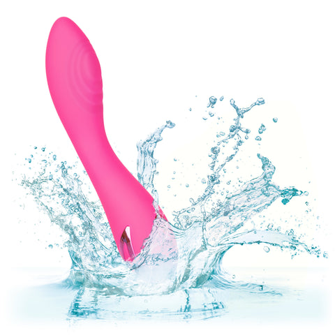 California Dreaming Surf City Centerfold Pink Silicone Vibrator with 3 Speeds and 10 Vibration Functions Vibrators