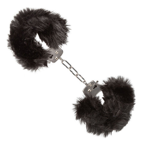 Ultra Fluffy Black Furry Bondage Cuffs For Couples Play > Bondage Gear > Handcuffs