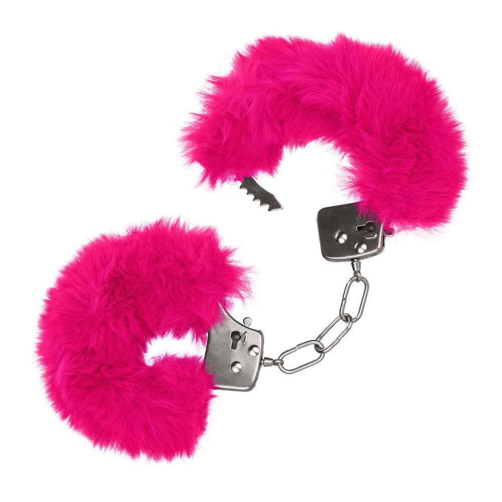 Ultra Fluffy Pink Furry Handcuffs – Plush Couples Bondage Gear > Bondage Gear > Handcuffs