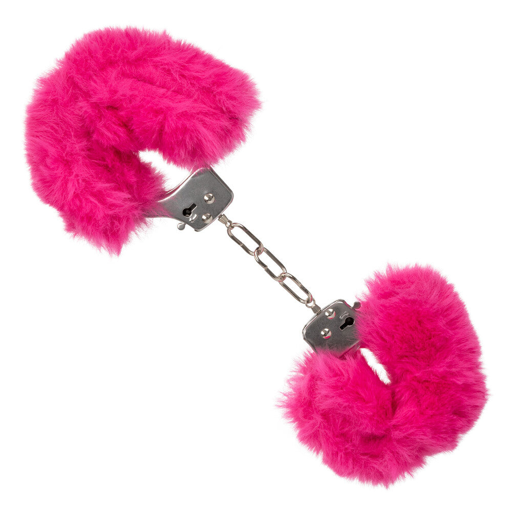 Ultra Fluffy Pink Furry Handcuffs – Plush Couples Bondage Gear > Bondage Gear > Handcuffs