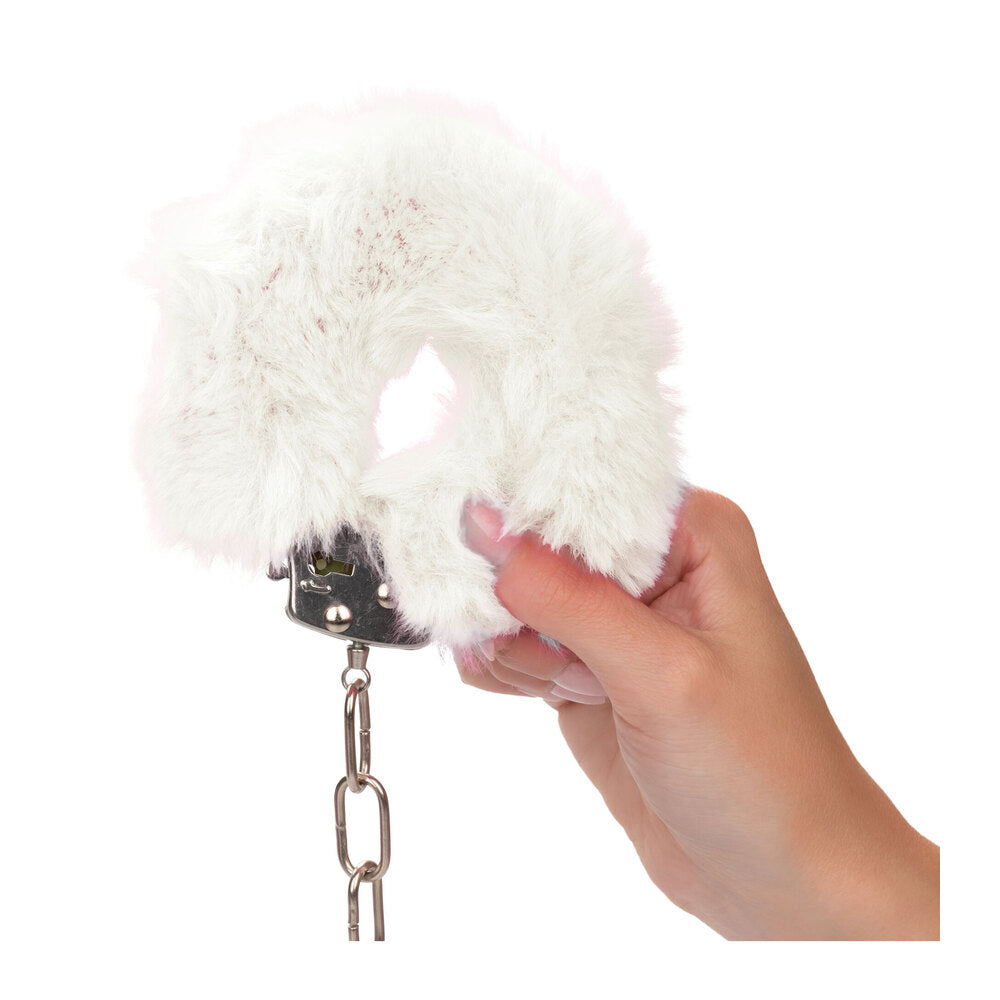 Ultra Fluffy White Furry Cuffs – Soft Bondage Handcuffs > Bondage Gear > Handcuffs