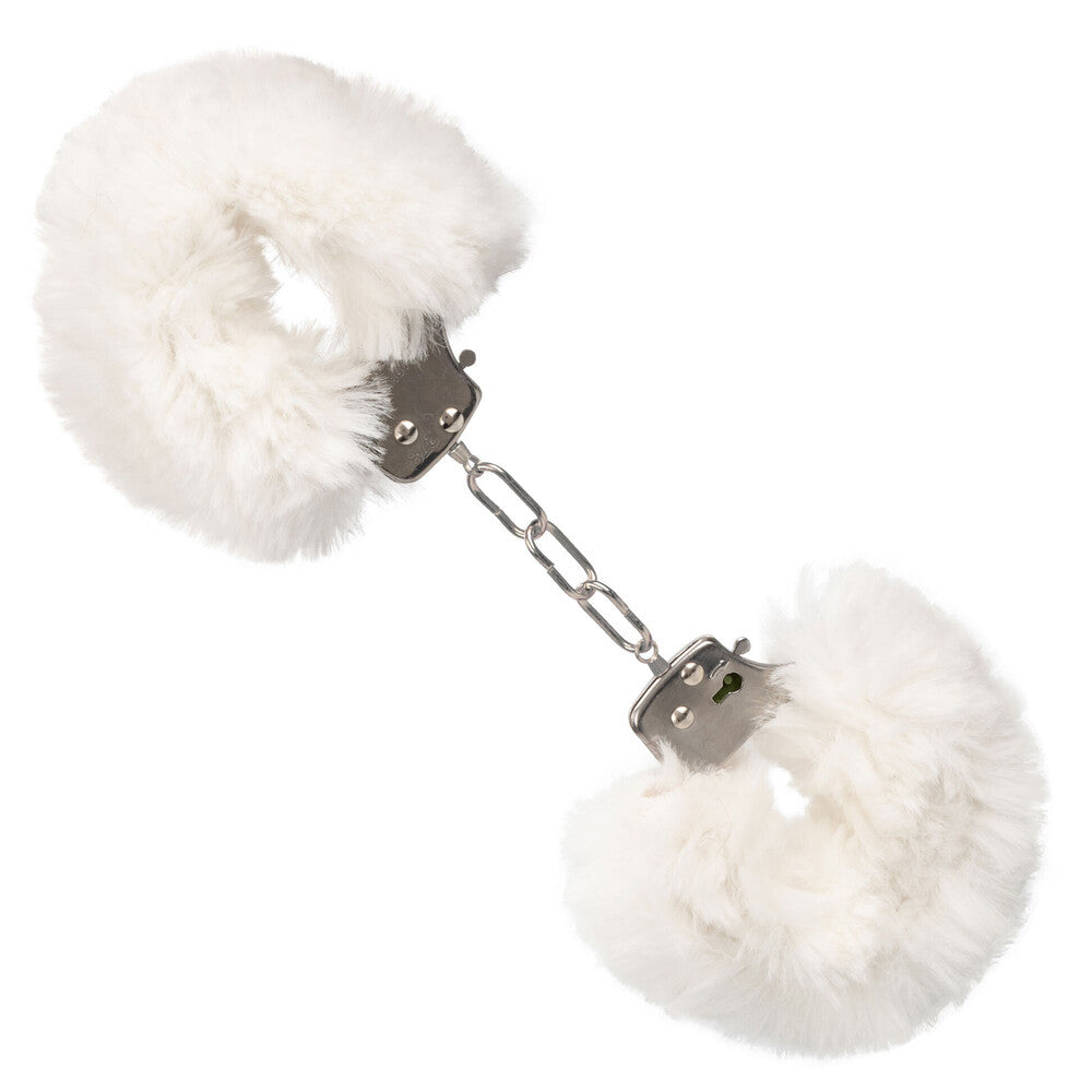 Ultra Fluffy White Furry Cuffs – Soft Bondage Handcuffs > Bondage Gear > Handcuffs