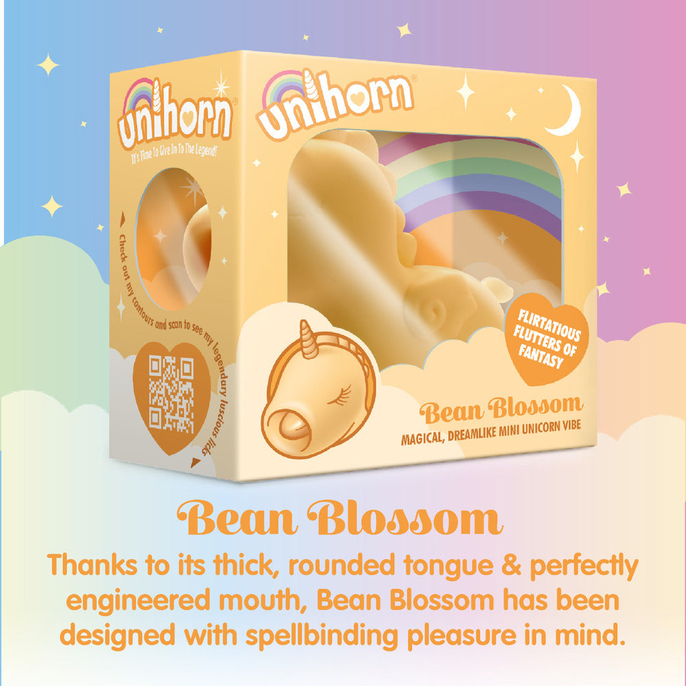 Unihorn Bean Blossom Flickering Tongue Unicorn Vibe – Playful Vibrator > Sex Toys For Ladies > Clitoral Vibrators and Stimulators