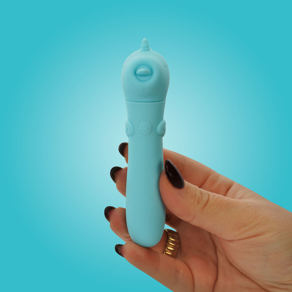 Karma Lilac Unihorn USB – Compact Rechargeable Silicone Vibrating Bullet > Vibrators > Ladies > Clitoral Vibrators and Stimulators