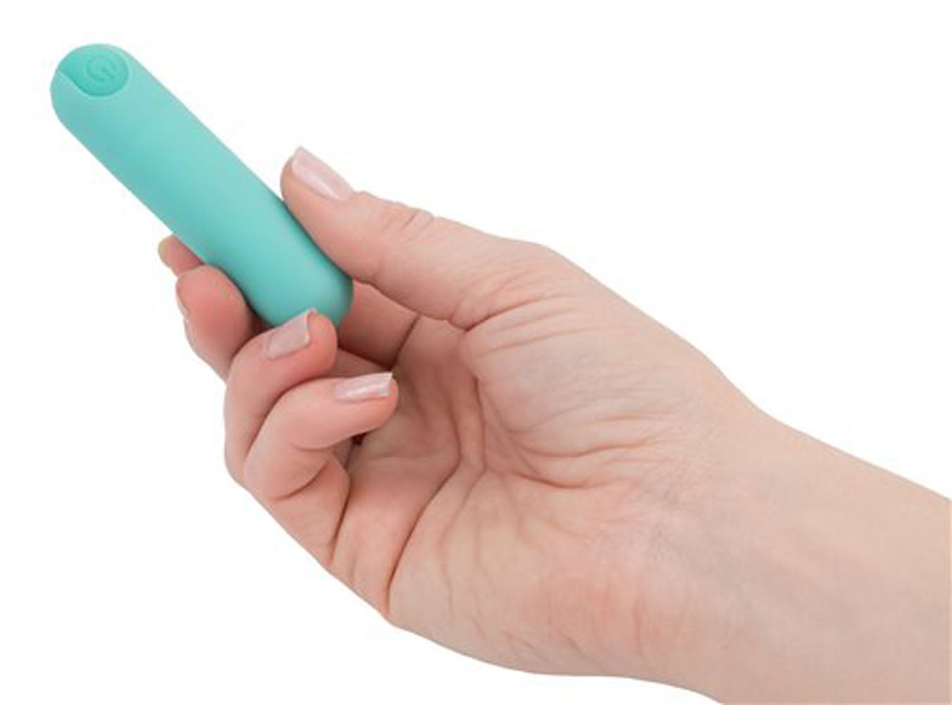 Essential 3 Inch Bullet Vibrator Teal with Discreet Storage Case Secondary image