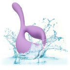 Elle Liquid Silicone Dual Flicker Vibrator in Purple with 10 Vibration Functions and Rechargeable > Vibrators > Ladies > Rabbit