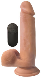 Big Shot 8 Inch Vibrating Wireless Silicone Dildo with Balls and Suction Cup Base > Vibrators > Realistic Vibrators