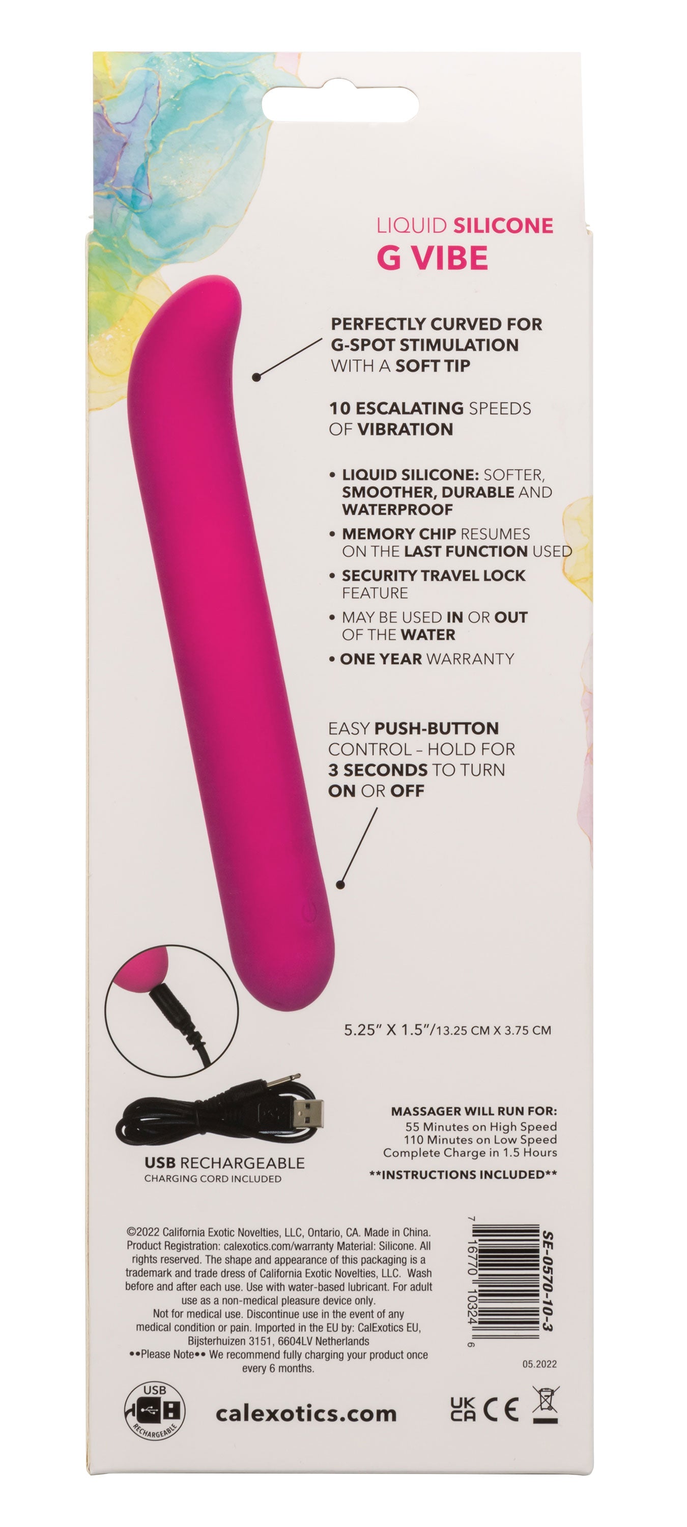 Bliss Liquid Silicone G Vibe Pink 10 Speeds Rechargeable Pink > Sex Toys For Ladies > G-Spot Vibrators