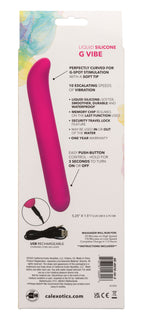Bliss Liquid Silicone G Vibe Pink 10 Speeds Rechargeable > Sex Toys For Ladies > G-Spot Vibrators