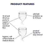 Feel Secure Medical Grade Silicone Menstrual Cups - Condoms