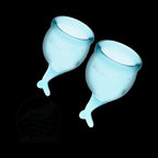 Feel Secure Menstrual Cup (Light Blue) – Medical Grade Silicone 2pcs > Essentials > Menstrual Products