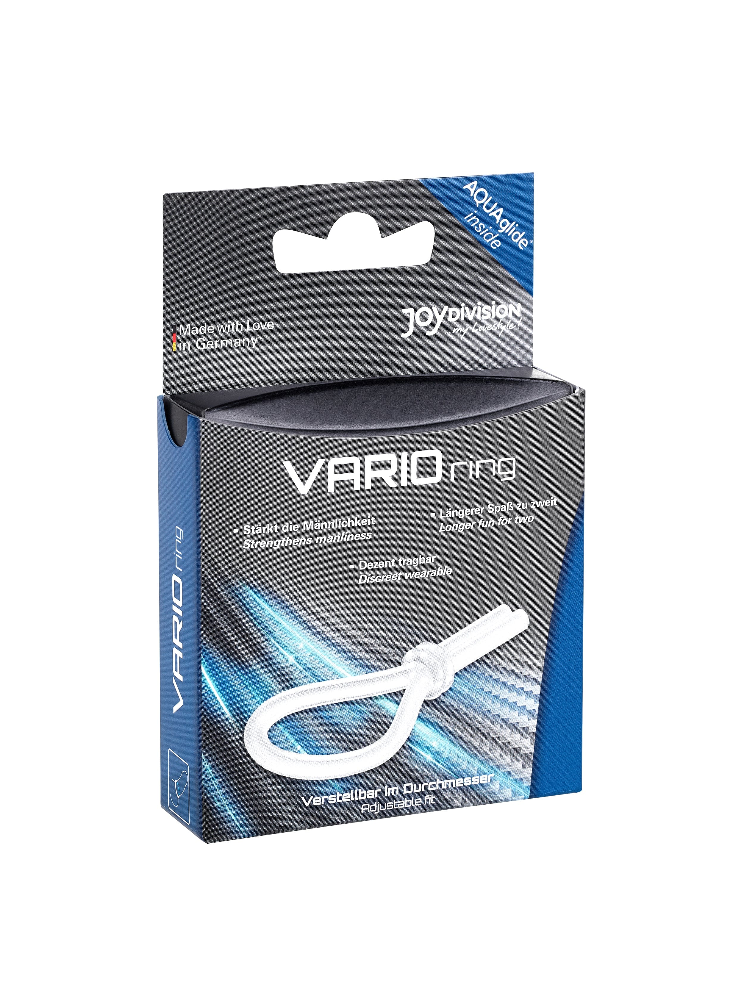 VARIOring Adjustable Silicone Erection Ring One Size Clear COCK RINGS