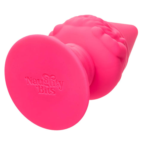 Naughty Bits Anal Gnome Gnome Butt Plug in Pink Silicone, 2 Inch Diameter > Anal Range > Butt Plugs
