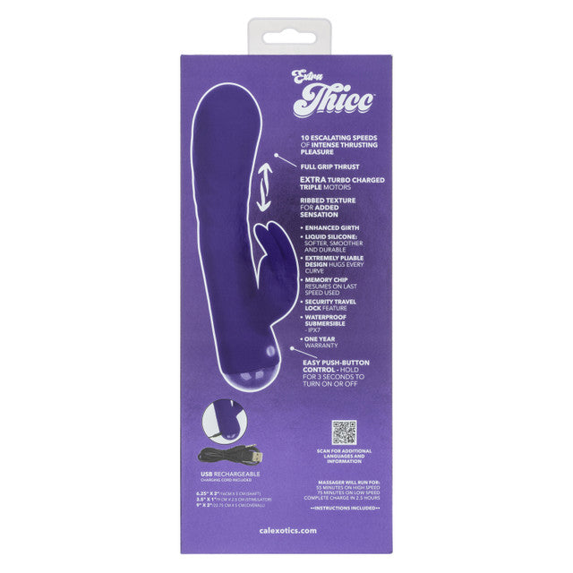 Extra Thicc Chubby Deep Thrust Bunny – 6.25 Inch Triple-Motor Vibrator > Vibrators > Ladies > Rabbit
