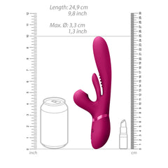 VIVE Ena - Rabbit Vibrator with Flapping Tongue - Pink