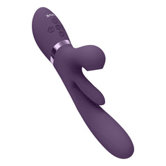 VIVE Ena - Rabbit Vibrator with Flapping Tongue - Deep Purple