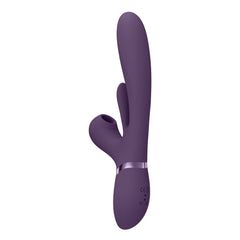 VIVE Ena - Rabbit Vibrator with Flapping Tongue - Deep Purple