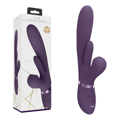 VIVE Ena - Rabbit Vibrator with Flapping Tongue - Deep Purple