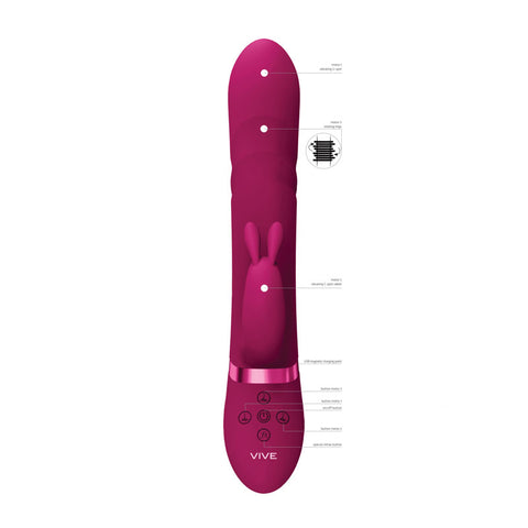 Vive Nari Rabbit Vibrator Pink VIBRATORS-RABBIT