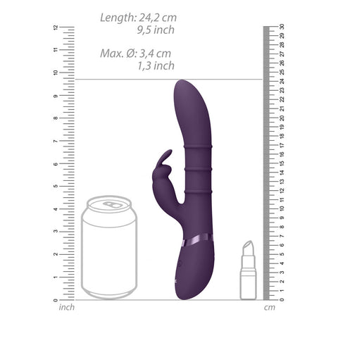 Vive Sora G-Spot Rabbit Vibrator Purple VIBRATORS-RABBIT
