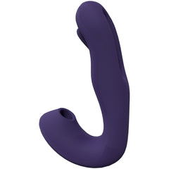 VIVE Yuna - Flapping Tongue and Suction Vibrator - Deep Purple