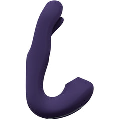 VIVE Yuna - Flapping Tongue and Suction Vibrator - Deep Purple