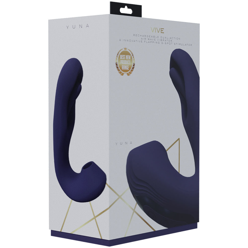 Vive Yuna Flapping Tongue and Suction Vibrator Deep Purple > Vibrators > Unconventional