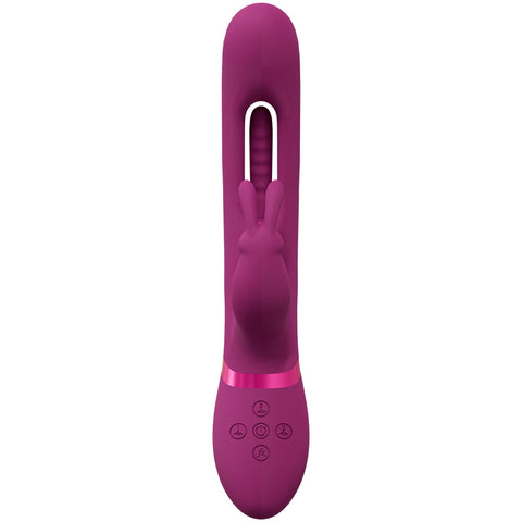 Vive Mika – USB Rechargeable Flapping Shaft Rabbit Vibrator VIBRATORS-RABBIT
