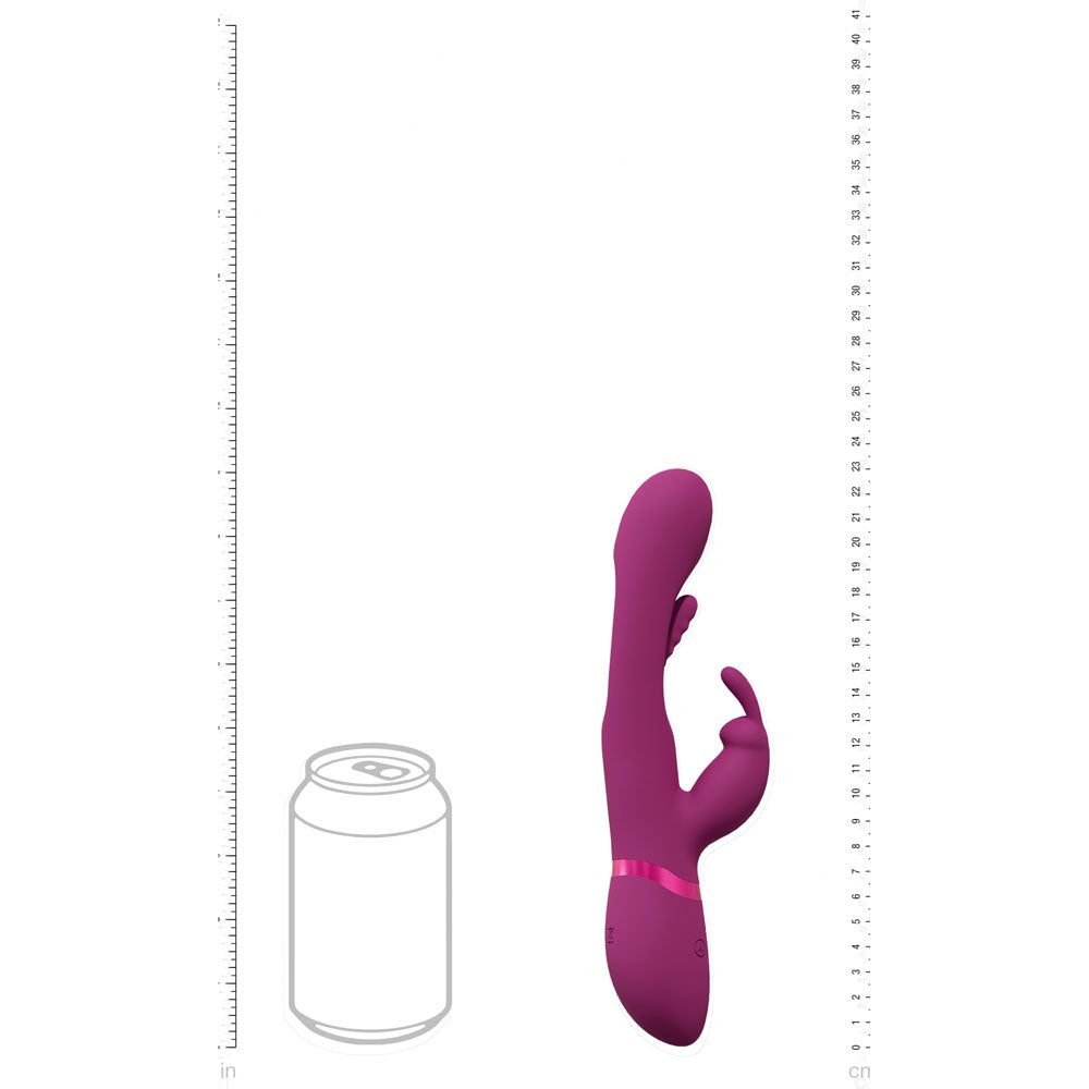 VIVE Mika 23.2cm USB Rechargeable Rabbit Vibrator with Flapping Shaft > Vibrators > Ladies > Rabbit