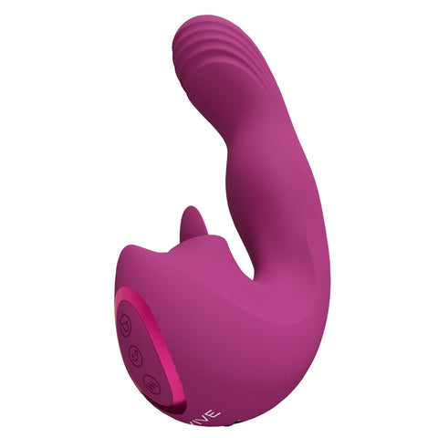 Vive Yumi Triple Motor G Spot Vibrator Deep Pink Vibrators