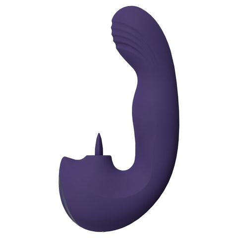 Vive Yumi Triple Motor G Spot Vibrator Deep Purple Vibrators