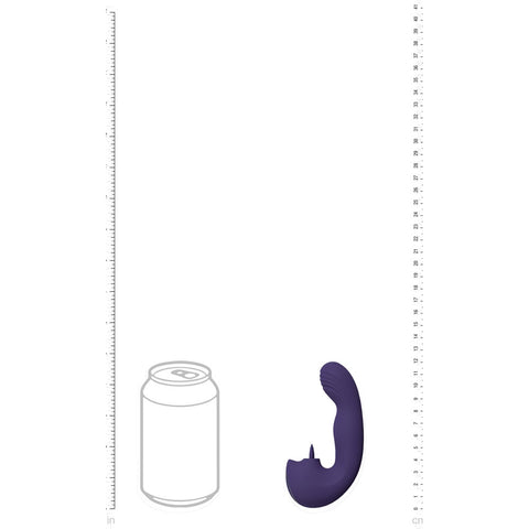 Vive Yumi Triple Motor G Spot Vibrator Deep Purple Vibrators