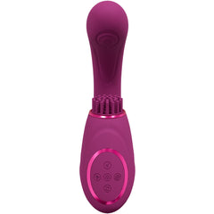 VIVE Gen - Pulse Wave Vibrator with Stimulating Bristles - Pink