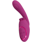 Vive Gen Pulse Wave Vibrator with Stimulating Bristles Pink > Sex Toys For Ladies > Air Pulsation