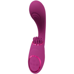 VIVE Gen - Pulse Wave Vibrator with Stimulating Bristles - Pink