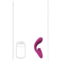 VIVE Gen - Pulse Wave Vibrator with Stimulating Bristles - Pink