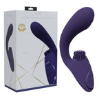 Vive Gen Pulse Wave Vibrator with Stimulating Bristles Deep Purple Purple > Sex Toys For Ladies > G-Spot Vibrators