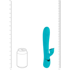 VIVE Fiore - 25 cm USB Rechargeable Tapping Rabbit Vibrator