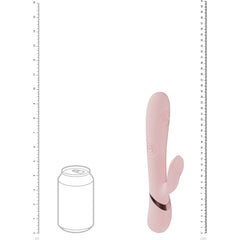 VIVE Fronda - 25 cm USB Rechargeable Tapping Rabbit Vibrator