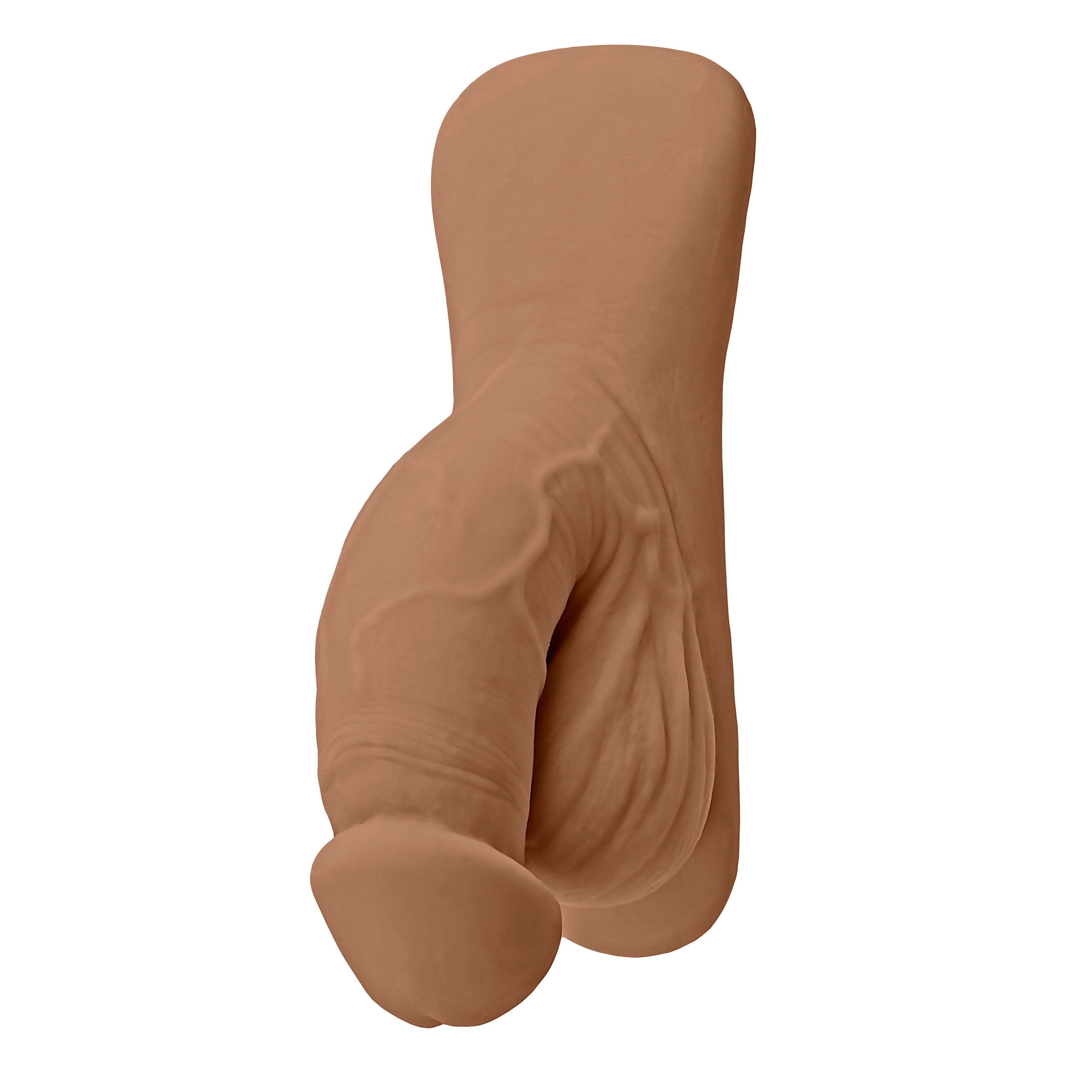 Gender X 4 Inch Silicone Packer Medium (Tan) – Body-Safe Silicone Packer > Gender > Packers