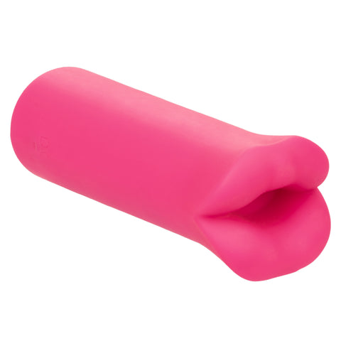 Kyst Lips Mini Massager Pink Silicone Bullet with 10 Vibration Functions > Vibrators > Mini Vibrators