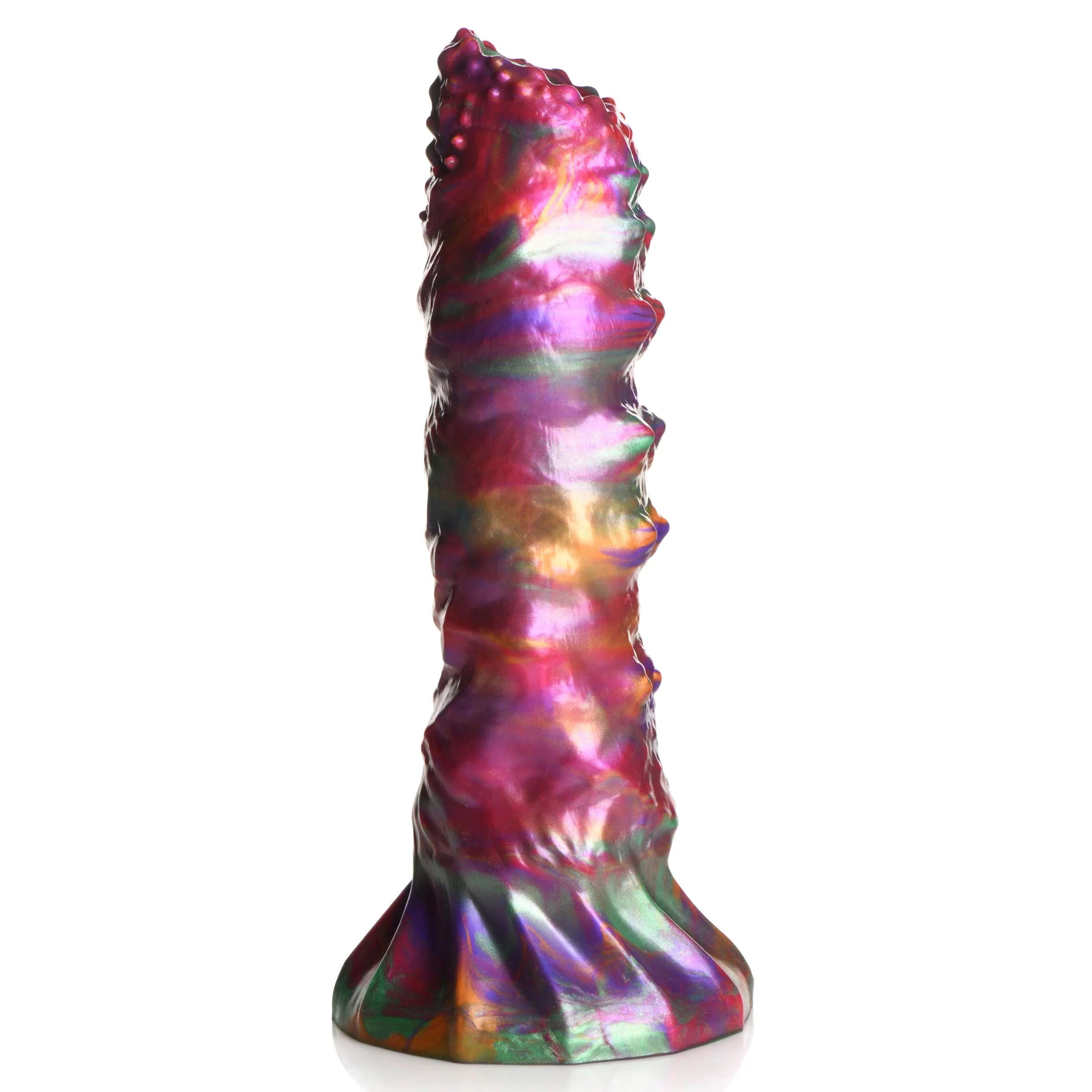 Creature Cocks Larva Silicone Ovipositor Dildo with Eggs – Textured Large Silicone Dildo Fantasy Dongs
