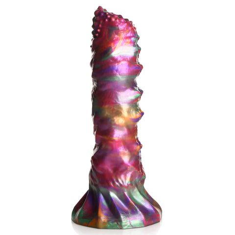 Creature Cocks Larva Silicone Ovipositor Dildo with Eggs – Textured Large Silicone Dildo Fantasy Dongs