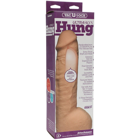 Vac-U-Lock Ultraskyn Hung Vanilla Realistic Large Dildo Toy Dongs Realistic