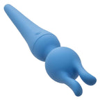 Couture Collection™ Body Wand Kit Blue Silicone Waterproof with Dual and Triple Teaser Attachments > Sex Toys > Massage Wands
