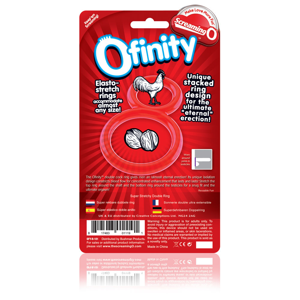 Ofinity Double Erection Ring > Cock Ring > Single